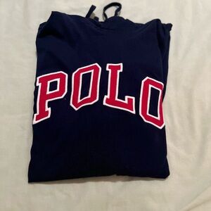 Polo by Ralph Lauren Navy and Red Sweater